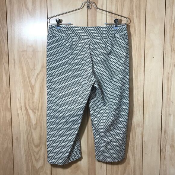Rekucci Medallion Stretch Capri Pants 14P - Picture 2 of 7